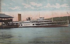 AK /Postkarte : Dampfer Albany - Hudson River Day Line , Yonkers New York