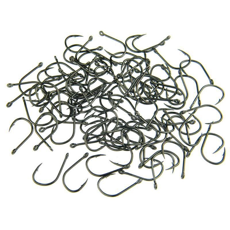 200pcs/lot High Carbon Fishing Hook 112 ISEAMA With Eye Carp Catfish