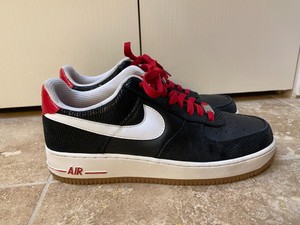 Nike Air Force 1 Low Premium Size 10 Red Gum Bottom 318775-013 Rare 2009 Jumpman | eBay