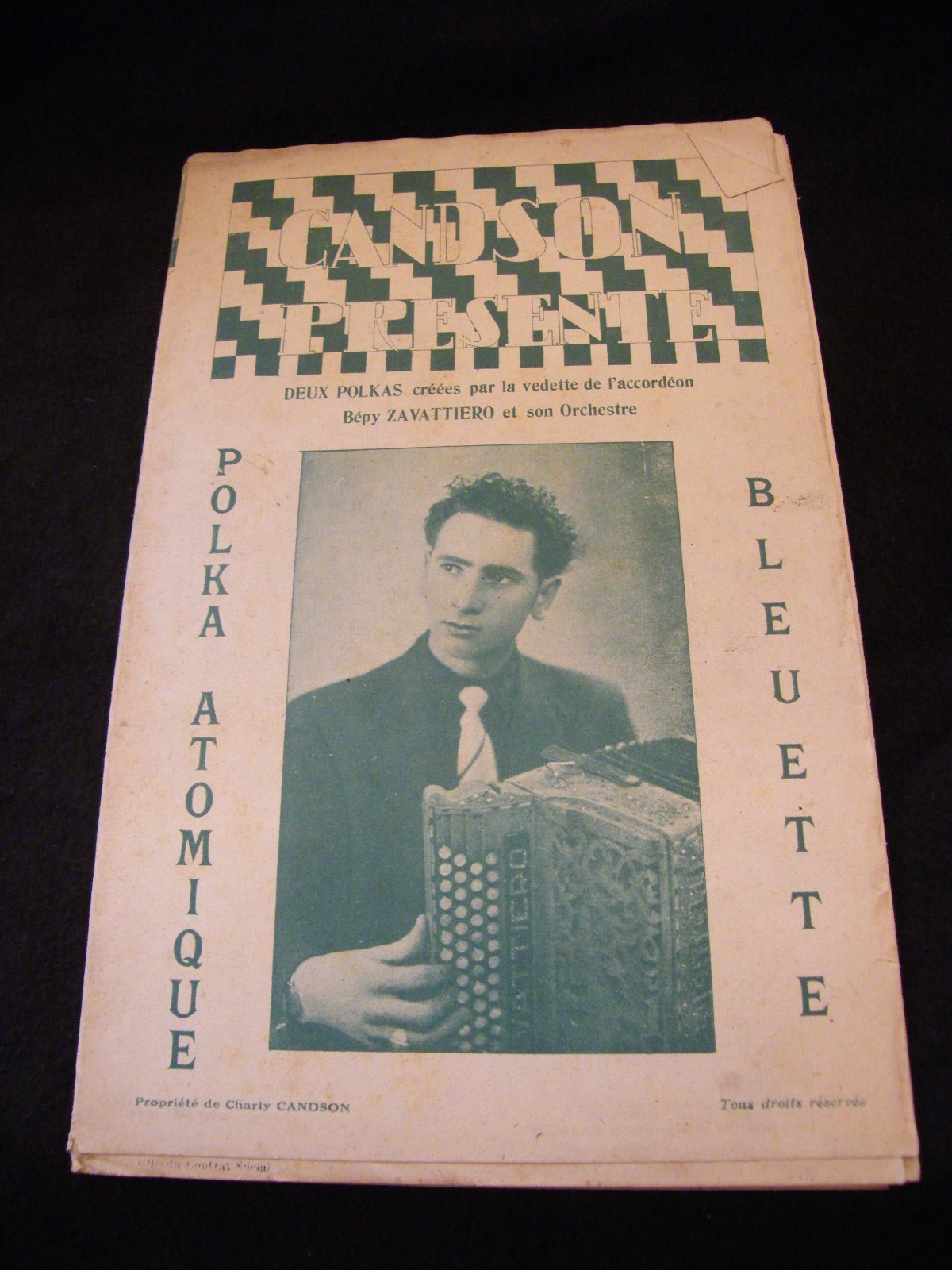 Atomic Polka Partition Bepy Zavattiero Bleuette Music Sheet