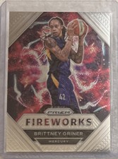 2021 Panini Prizm WNBA  Fireworks Brittney Griner #10 Mercury