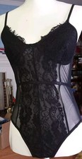 Shien Lace sheer cami bodysuit