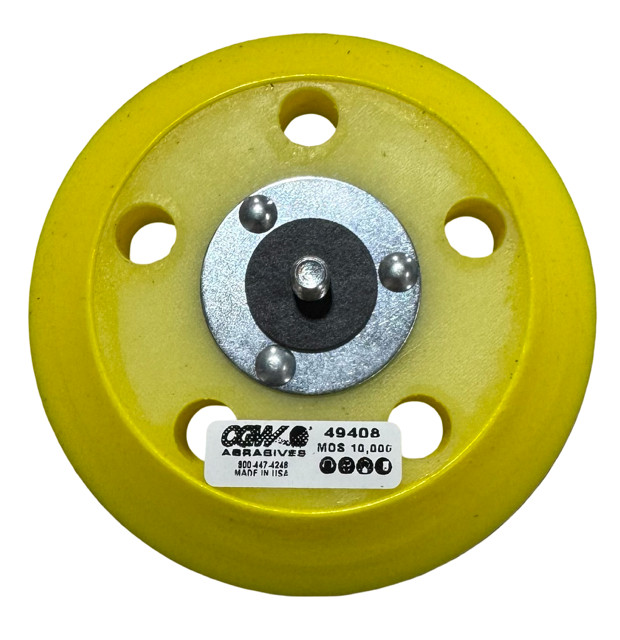 CGW 5" Fiberglass Hubbed PSA Disc Pad, Medium 5 VAC