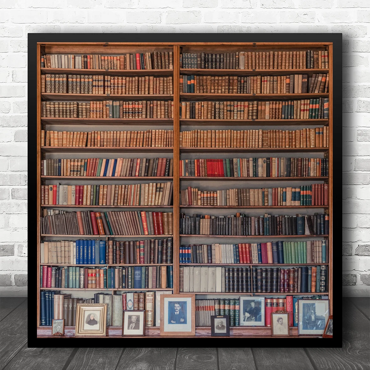 Library Home Books Book Bookshelf Shelves Read Reading Shelf Square Print