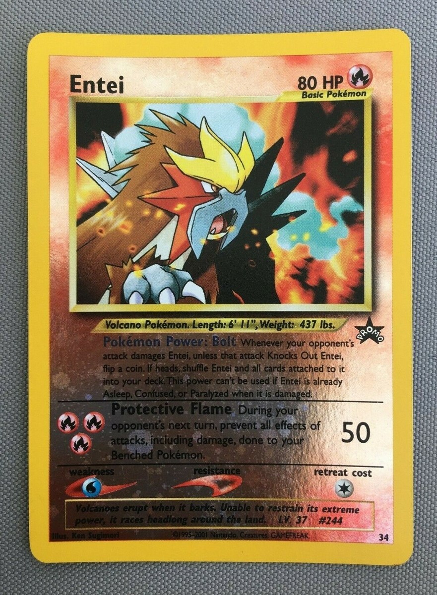 first edition entei pokemon card Pokemon - Entei (14/98)