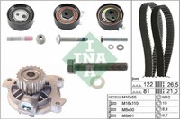 INA 530 0483 30 Wasserpumpe Und Zahnriemensatz FüR VW