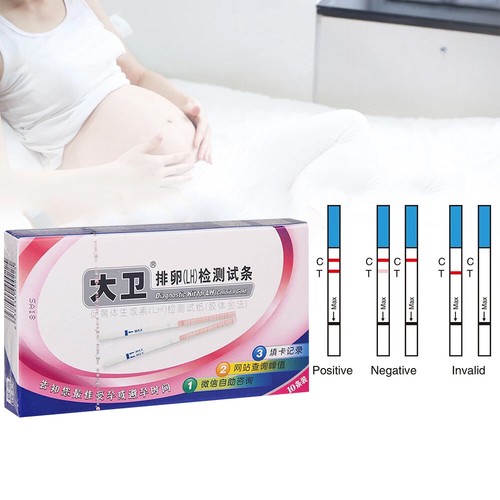 10pcs LH Ovulation Test Strips Individually Sealed Ovulation Urine Test Strips - Picture 7 of 9