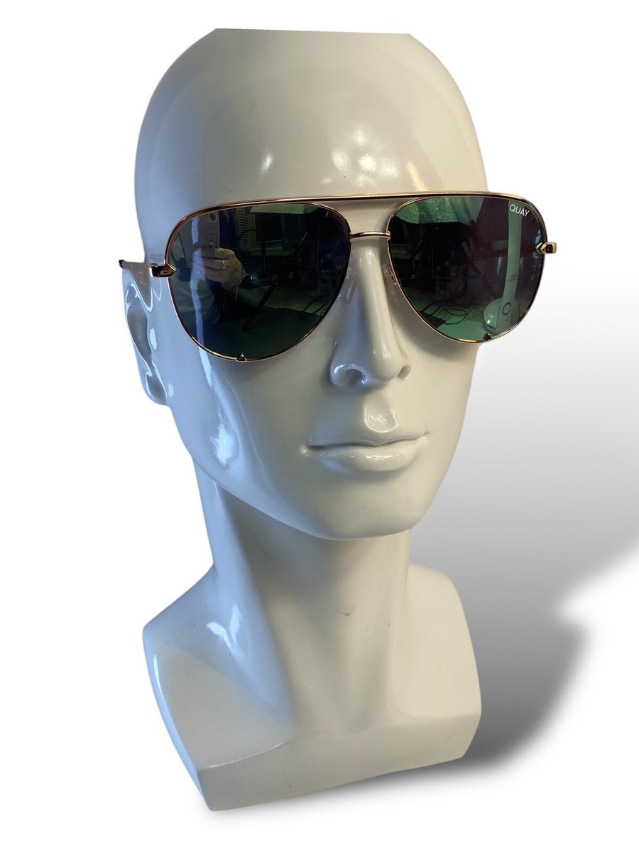 Quay Australia High Key Rose Gold / Mint POLARIZED Aviator  display picture 3