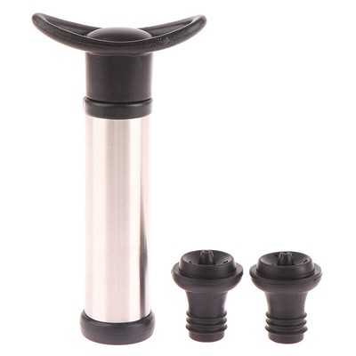 Wine Bottle Vacuum Saver Sealer Preserver Bar Pump with 2 button Stoppers Ba BAZ