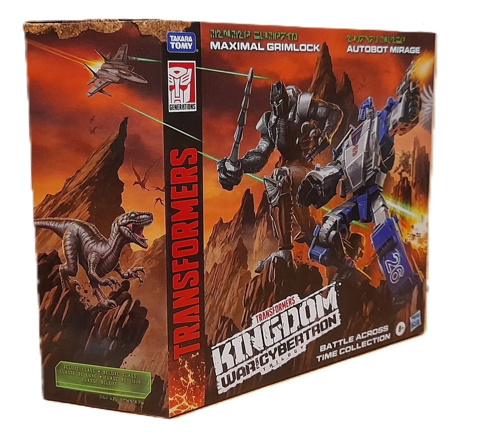 Transformers Figuren Grimlock Mirage Battle Across Time Deluxe 2-Pack Hasbro NEU - Bild 3 von 4