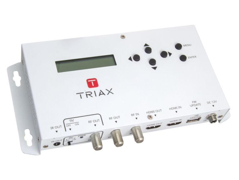 TRIAX MOD103T DVB-T HD RF Modulator 1080p HDMI Latest Edition Free Delivery