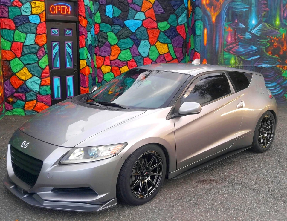 96"x6" Gen 1 Black Side Skirts Extension Flat Bottom Line Lip For  VW Porsch - Image 4 of 4