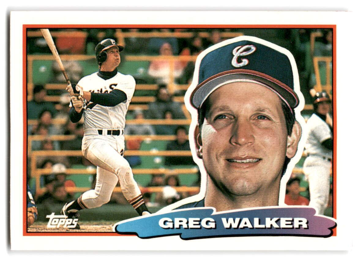Greg Walker 1988 Topps Big #105 Chicago White Sox BASEBALL