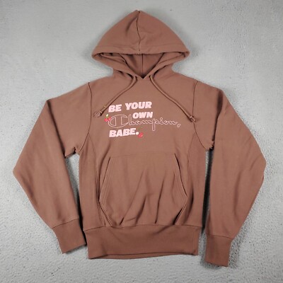 Champion Sweater Womens XS Brown Reverse Weave Pullover