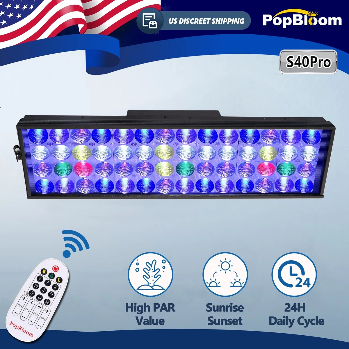 Dsuny led aquarium shop light