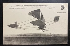 Mint France Real Picture Postcard Early Aviation Sommer Biplane