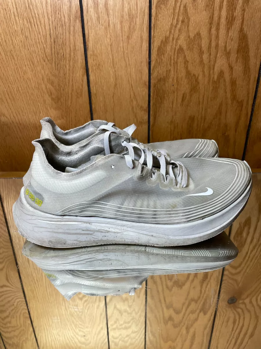 Nike Zoom Fly Running Shoes Light Bone White Sail AJ9282-002 Mens Size 9 | eBay