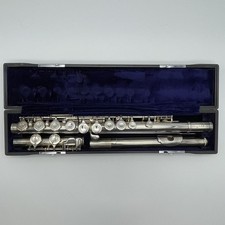 YAMAHA YFL-31 Sterling Silver Flute with Hard Case Head Tube Flute Used Musical