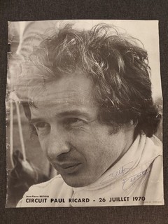 Poster F2 d'époque 1970 J.P. Beltoise Signé BELTOISE & CEVERT