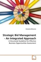 Strategic Bid Management - An Integrated Approach Clemente Minonne Taschenbuch