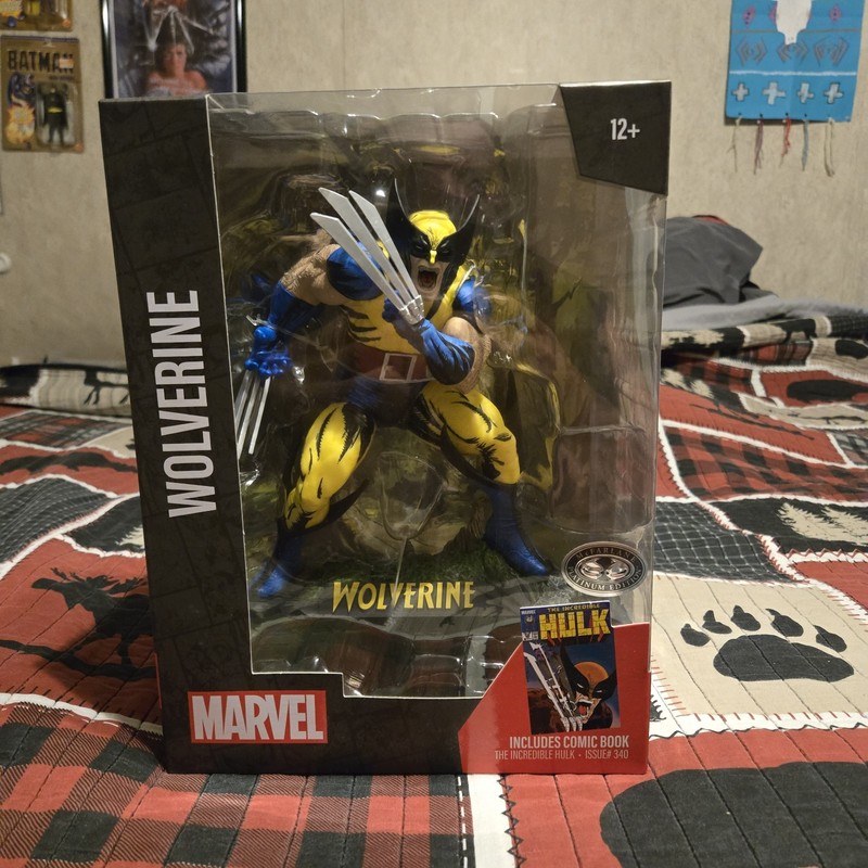 McFarlane Toys; Wolverine; Platinum Edition; Sealed; Blue/Yellow Suit