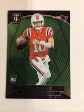 2024 Panini Totally Certified Rookies Drake Maye #121 Mirror Neon Green /99 (RC)