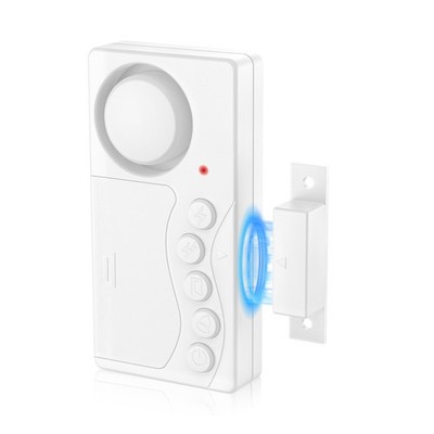 Fridge Door Close Reminder Alarm 3-60S Delay 108dB Wireless Sensor 4 Modes 1PK