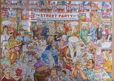 The Street Party - 1000 piece Jigsaw. Complete Ravensburger