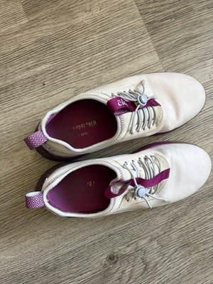 Clove Shoes Womens Size 9.5 White Low Top Nursing Healthcare Sneakers Sunset Pop
