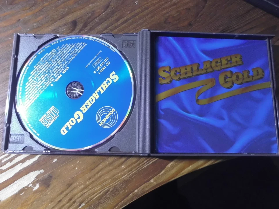 SCHLAGER GOLD 4CD: JÜRGENS LINDENBERG BLACK LAVI LEANDROS CLÜVER BORG (DOMINION) - Bild 2 von 4