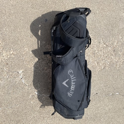 #ad #ad Callaway Golf Fairway 14 Stand Bag `14 Way Top Grey Black HAS WEAR PLEASE READ $69.69