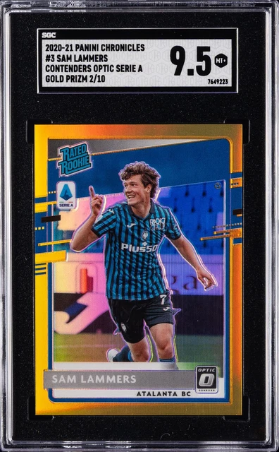 2020-21 Panini Chronicles Gold #3 Sam Lammers Rookie RC /10 SGC 9.5