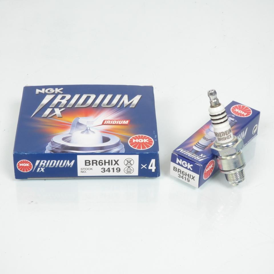 Bougie d'allumage NGK BR6HIX pour rouler serein en Scooter Piaggio 50 Vespa Elestart