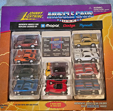Johnny Lightning Muscle Cars U.S.A. 10-Car Set Ltd Ed. Never Opened Note Box Con