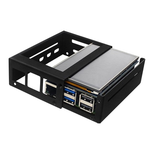Efficient Cooling Case Metal Enclosure for Pi 5 Single Board Computer - Photo 6/8