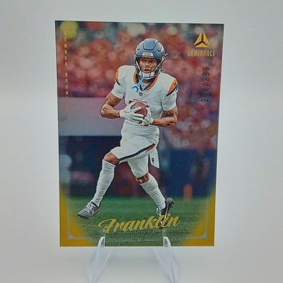 #ad 2025 Panini Luminance #33 Troy Franklin Gold # 299 $2.49
