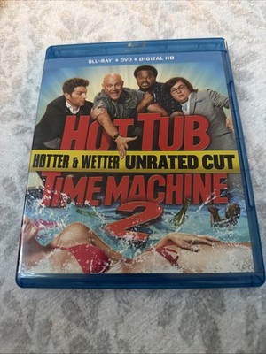 Hot Tub Time Machine 2 (2015) Unrated Cut Blu-Ray Rob Corddry Free Shipping