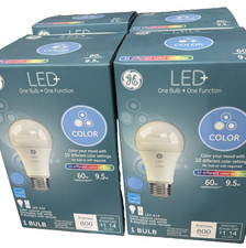 LED Color Changing Lightbulbs--10 colors, remote controlled Lot of 4 