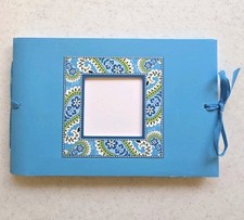 Vera Bradley Trade Winds Collection-Holds 24 Photographs Photo Book Bermuda Blue