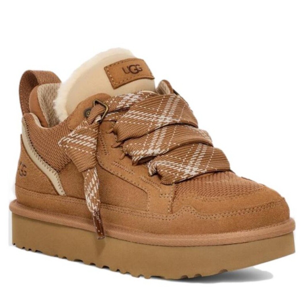 DONNA SCARPE SPORTIVE LOWMEL SABBIA MARRONE NERO SCAMOSCIATO TESSUTO SNEAKERS DONNA UK # foto 5