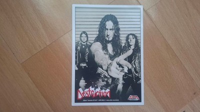 Destruction Autogrammkarte RAR Thrash Metal Slayer