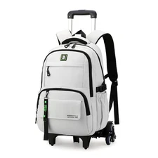 Armbq Rolling Backpack for Boys Kids Teens Elementary Wheeled School Bag with...