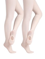 Ballet Pink Tights for Girls 60D Pink Ballet Stockings for Toddler Girls 4-6 ...