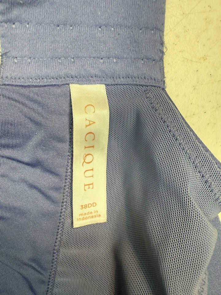 Cacique Women's Purple Bra, Size 38DD Lightly Lined, Full Coverage - Image 4 of 4