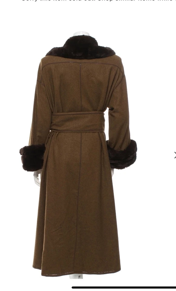 Abrigo de piel de cachemir Fendi talla XL Foto 3 de 4