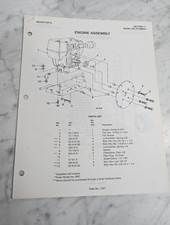 PARKER SWEEPER REPAIR PARTS LIST SHEETS CATALOG MODEL PV-8808-K
