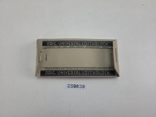 Universal Löschblock Löschwiege 1930er Alfred Herrmann Chemnitz #259839