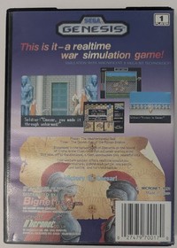 Warrior of Rome Sega Genesis CIB Cleaned and Tested Working