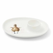Wrendale Duckling Egg Cup Plate Royal Worcester