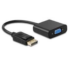 Displayport DP Male To VGA Female Adapter Display Port Cable Converter A6O8